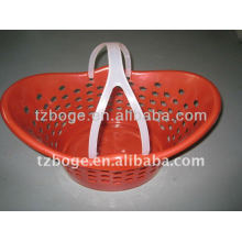 plastic basket with handle mould